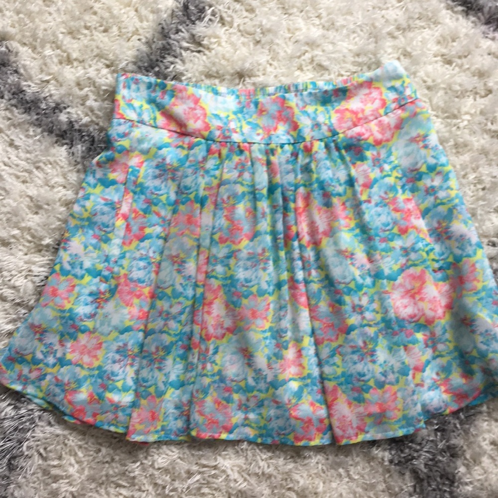 Zara floral skirt